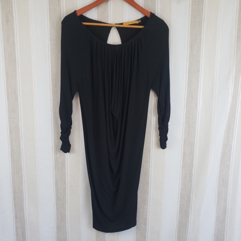 Alice & Olivia Black Midi Dress‎
